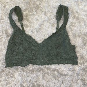 AERIE GREEN BRALETTE!!!!!!!